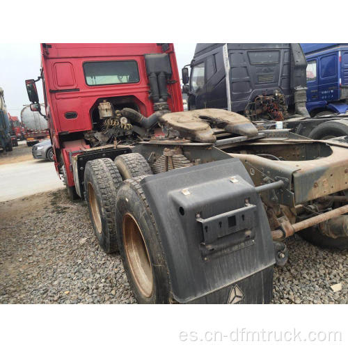 Cabeza de tractor diesel HOWO 375HP camión tractor usado